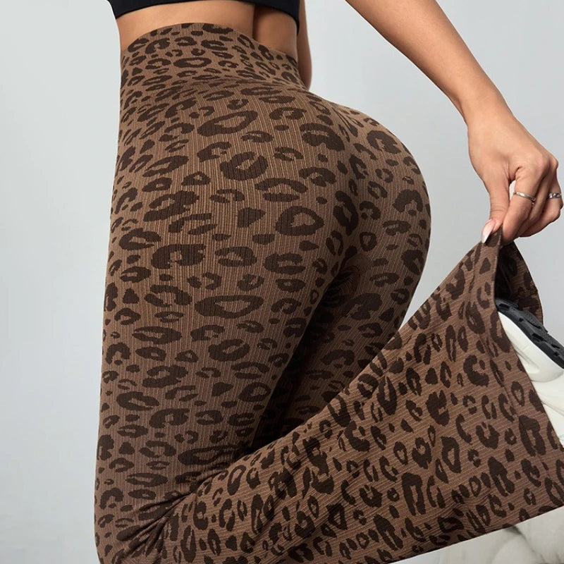Women Leopard Yoga Leggings